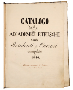 Accademia Etrusca di Cortona | Gli Accademici